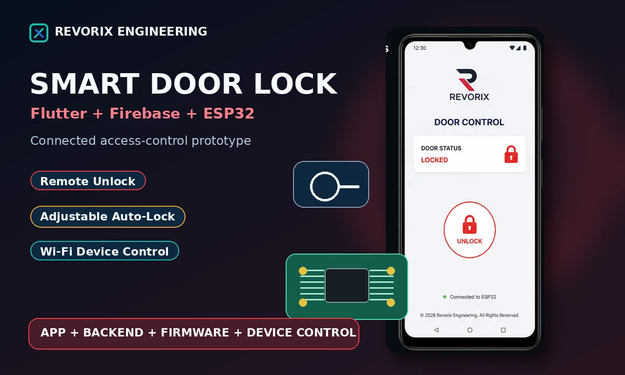ESP32 door control application and firmware integration