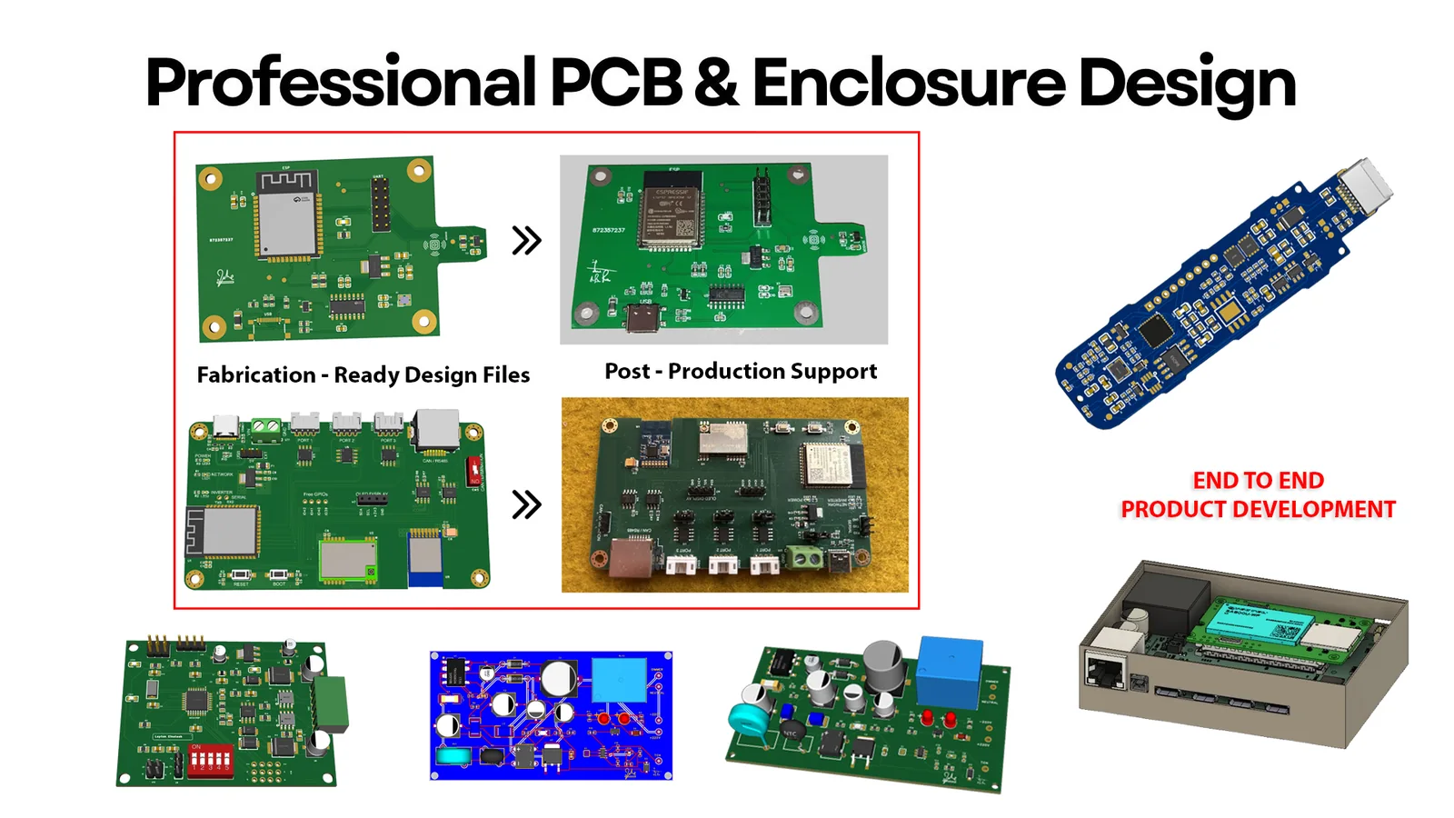 Professional PCB and enclosure design portfolio